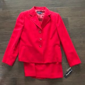 Red Skirt Suit (Blazer and Skirt)